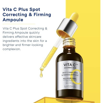 Ser concentrat, Missha, Vita C Plus, corectare pete