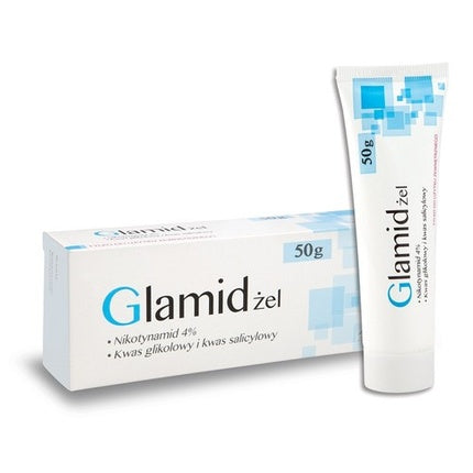 Gel Tratament Acnee, Glamid Gel, 50g, Alb