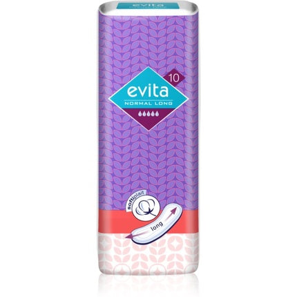 Servetele Intime Evita Normal Long, Brand Bella, Cutie cu 10 bucăți, Culoare Violet