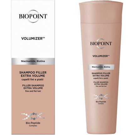 Șampon de volum Biopoint Volumizer Filler Extra Volume cu Niacinamidă și Biotină pentru păr fin
