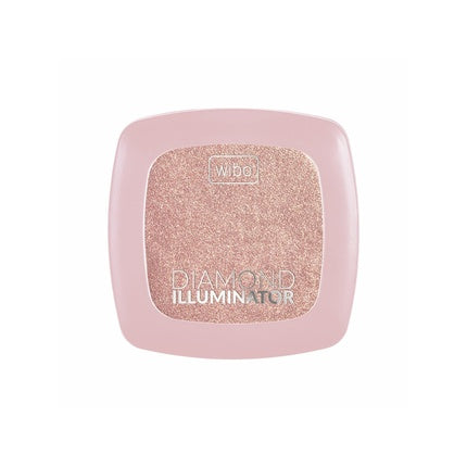 Highlighter Wibo Diamond Illuminator 03 pudră cutie roz
