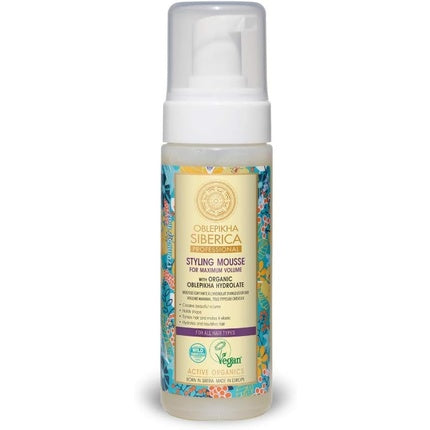 Spumă styling, Natura Siberica, Oblepikha Maximum Volume, 223g