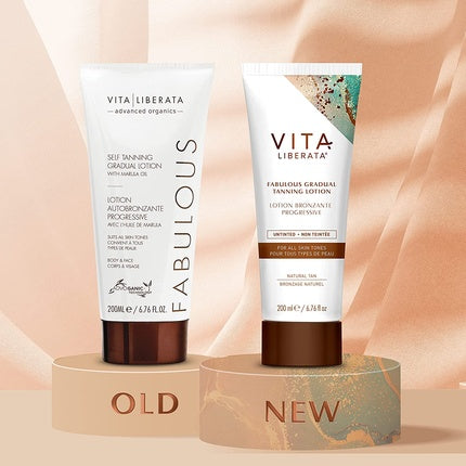 Lotiune autobronzanta Vita Liberata, Fabulous, 200ml, alb-maro