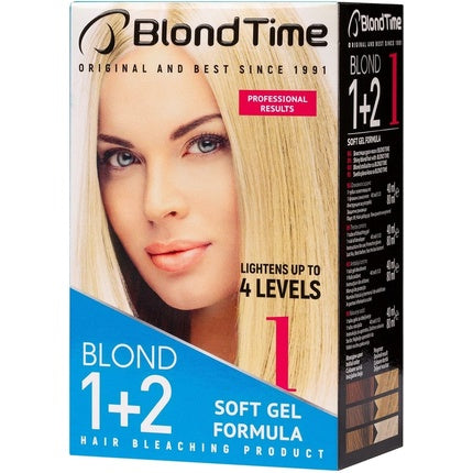 Produs decolorare păr Blond Time, Soft Gel Formula