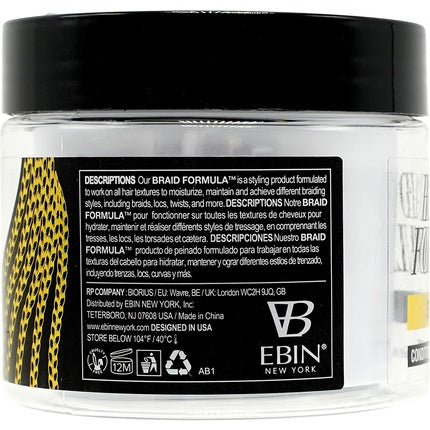 Gel Ebin New York, Braid Formula, Super Hold, 100ml