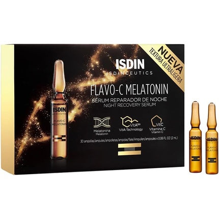 Ser ISDIN Isdinceutics Flavo-C Melatonin, 30 fiole