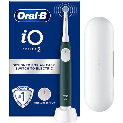 Periuță Electrică Oral-B iO Series 2, Verde, cu Senzori de Presiune