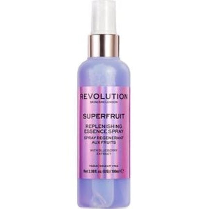 Spray facial, Makeup Revolution, Superfruit Replenishing Essence Spray, 100ml, violet