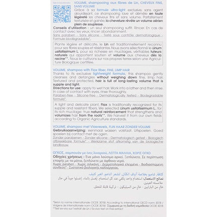 Șampon Klorane, Fibre de in, 200 ml, albastru