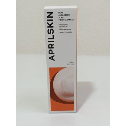 Aprilskin Real Carrotene Acne Foam Cleanser, 120 ml