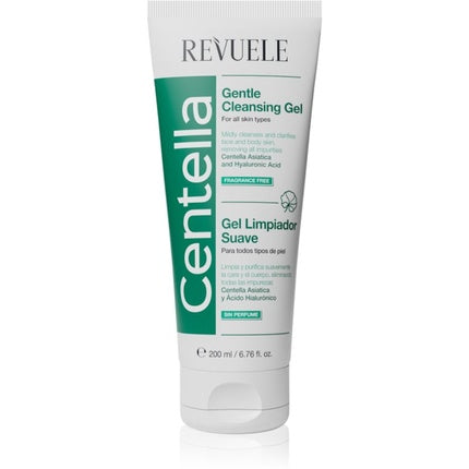 Gel de Curățare Facială Revuele Centella, Verde, 200ml