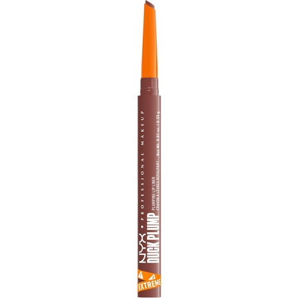 Creion de buze NYX Professional Makeup Plumping Lip Liner, culoare maro închis, finisaj mat
