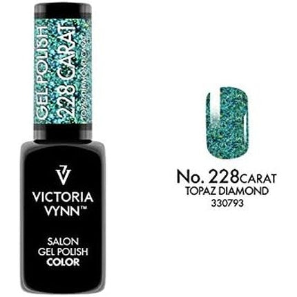 Gel Polish Victoria Vynn Carat Topaz Diamond 228, cu efect de diamant, 8ml