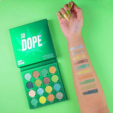 Fard de pleoape, Revolution Beauty, So Dope, nuanțe verzi