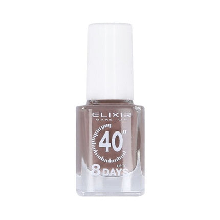 Lac de unghii Elixir 76, uscare rapidă, maro