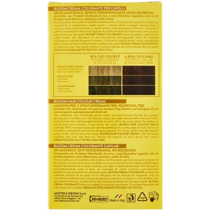 Culoare păr Dikson Bloom Hair Dye Cream, 600 Dark Blonde, 180g