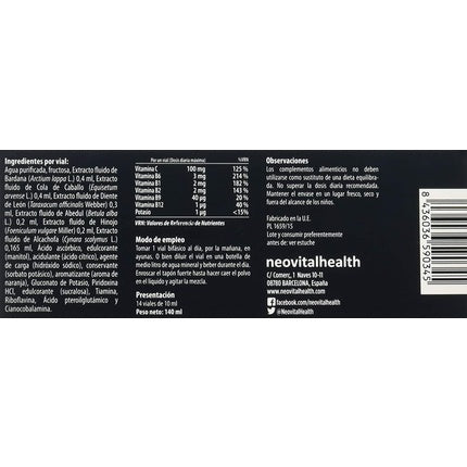 Neo Depura-T Neo, 14 fiole, ambalaj negru cu detalii albastre