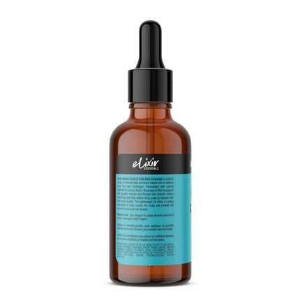Ulei pentru păr și scalp, Aunt Jackie's Elixir Essentials, cu biotină, rozmarin și mentă, 60ml