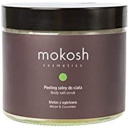 Mokosh Body Salt Scrub, Melon with Cucumber, 266 g