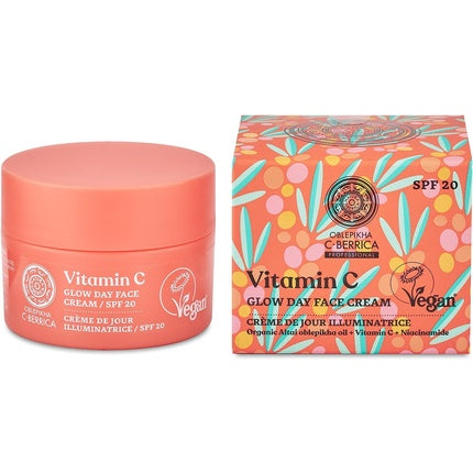 Cremă de zi, Natura Siberica, C-BERRICA Glow, 100g