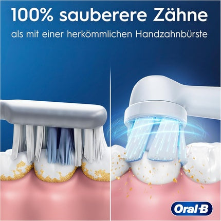 Periuță Electrică Oral-B iO Series 2, Roz Cenușiu, cu Cap și Carcasă de Călătorie