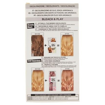 Bleach Kit, L'Oréal Paris Colorista Effect pentru păr brunet, 176ml