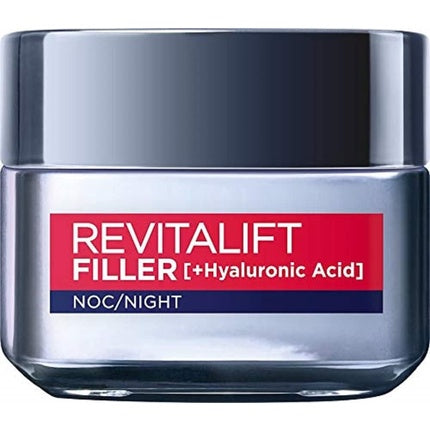 Cremă de noapte anti-îmbătrânire, L'Oréal, Revitalift Filler, 50ml