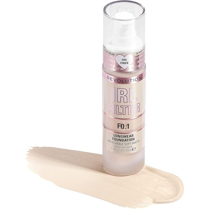 Fond de ten, Makeup Revolution, IRL Filter, F0.1, mat