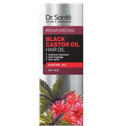 Ulei de păr Dr. Santé, Black Castor Oil, 100ml, negru