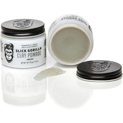 Pomadă de păr, Slick Gorilla, Clay, Alb, 70g