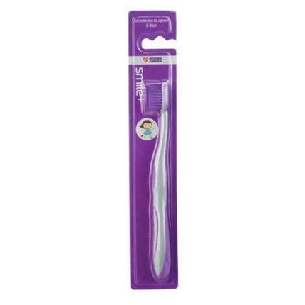 Periuță de dinți Health Family Smile pentru fetițe, 6-9 ani, violet