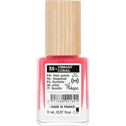 Smalt de Unghii, Sobio Etic, 35 Vibrant Coral, 11ml, Culoare Coral