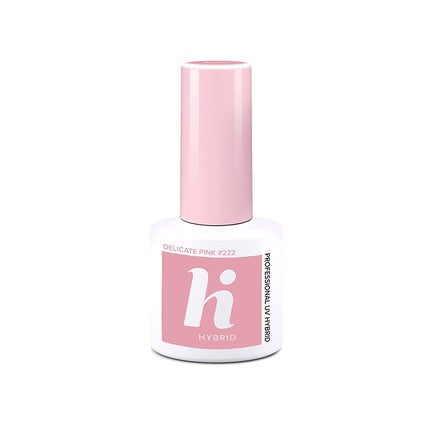 Smalt pentru unghii Hi Hybrid #222 Delicate Pink, 5ml
