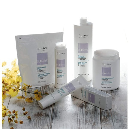 Masca de păr, Oyster Cosmetics, BLONDYE, anti-galben 1000 ml alb