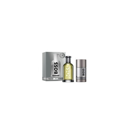 Set Parfum Hugo Boss Bottled, 100 ml, Culoare Argintie/Galben