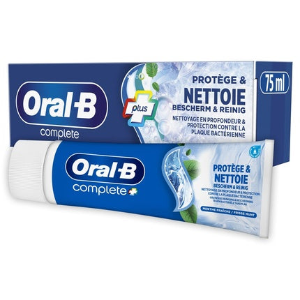 Dentifrice Oral-B Complete Plus Protect Fresh, Alb și Albastru, 75 ml