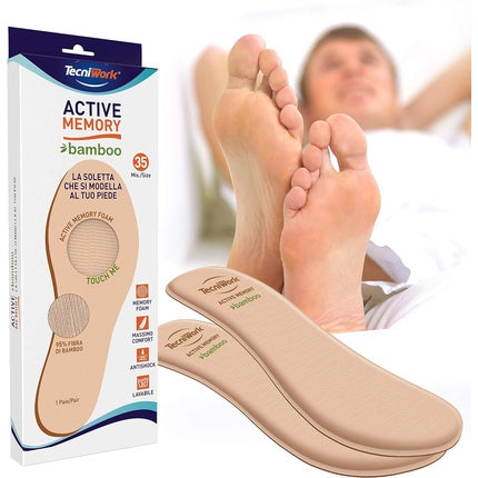 Branț Tecniwork Active Memory Bamboo bej mărimea 38