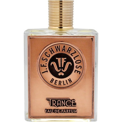 Perfum Schwarzlose Trance Unisex, apă de parfum, 100 ml, sticlă transparentă cu etichetă aurie