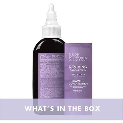 Vopsea păr, Dark & Lovely, Reviving Colors, negru ebene