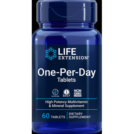 Multivitamine, Life Extension, One-Per-Day, albastru, 60 tablete