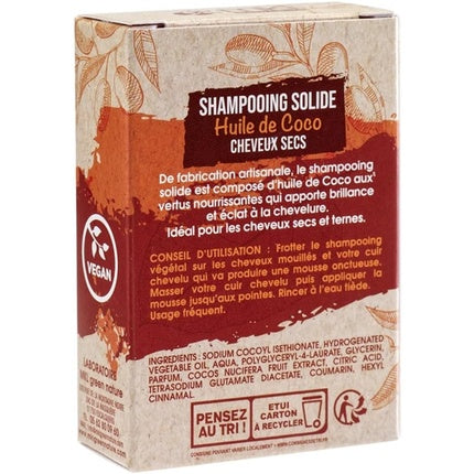 Șampon solid MKL Green Nature cu Ulei de Cocos pentru păr uscat, 65g