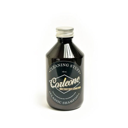Șampon Corleone Classic Men's Barbershop Menthol, 250ml, sticlă neagră