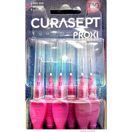 Perii interdentale Curasept Proxi T10, Roz, 6 bucăți