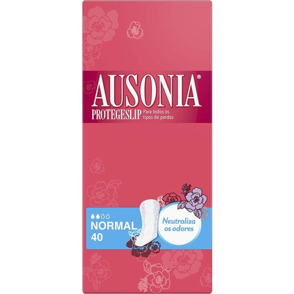 Ausonia Protegeslip Normal, 40 buc, Culoare roz
