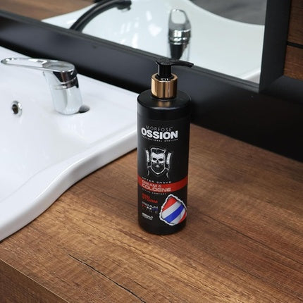 Crema de după ras Morfose Ossion Premium Barber Line Red Storm, 400 ml