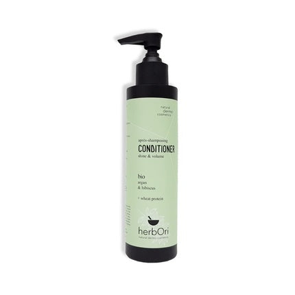 Condiționar Herbori Bio Volume & Shine, 200ml, ambalaj cu pompă