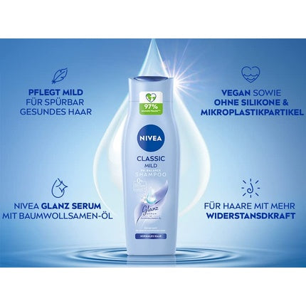 Șampon Nivea Classic Care pentru păr normal, 250ml