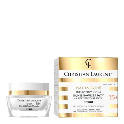 Cremă față Pour La Beaute, Christian Laurent, Infuziune 35+, pentru primele riduri, 50 ml