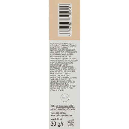 Fond de ten, Bell Hypoallergenic, Mat Soft, natural