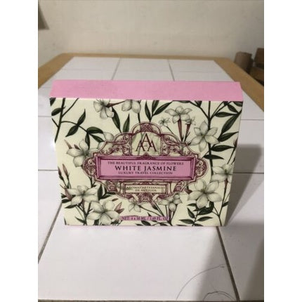 Set cadou baie, Aromas Artesanales De Antigua, White Jasmine, roz